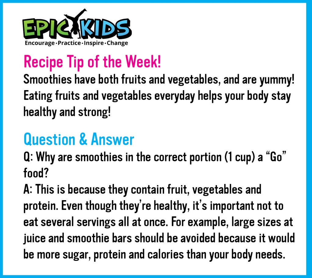 EPIC Recipe Tips Smoothie